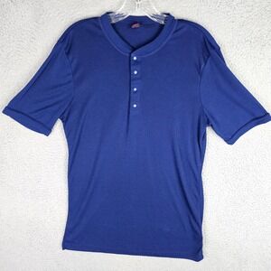 Vintage Patagonia Capilene Henley Shirt Mens Large Short Sleeve Popover USA